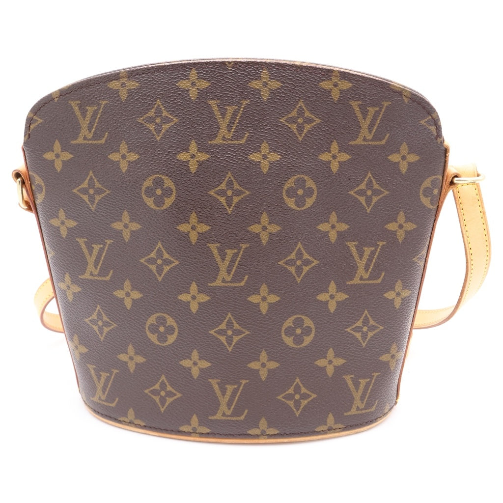 LOUIS VUITTON(ルイヴィトン) モノグラム ドルーオ PVC レザー ショルダーバッグ ブラウン M51290 レディース