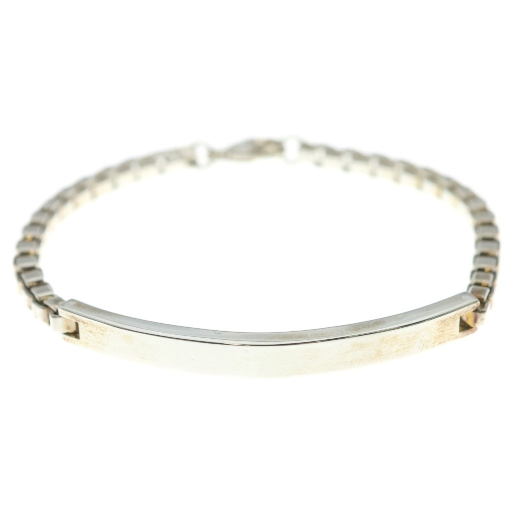 TIFFANY & Co.(ティファニー) ベネチアン ID タグ ブレスレット チェーン シルバー SV925 レディース