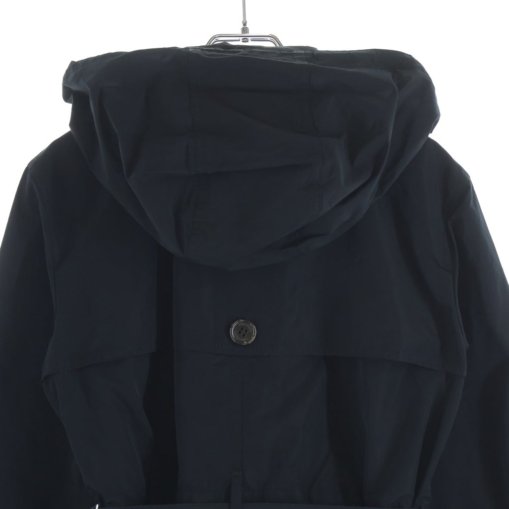 BURBERRY BLACK LABEL(バーバリー ブラックレーベル) ナイロンジップコート ジャケット ポリエステル フード ブラック FRD61-371-28 レディース