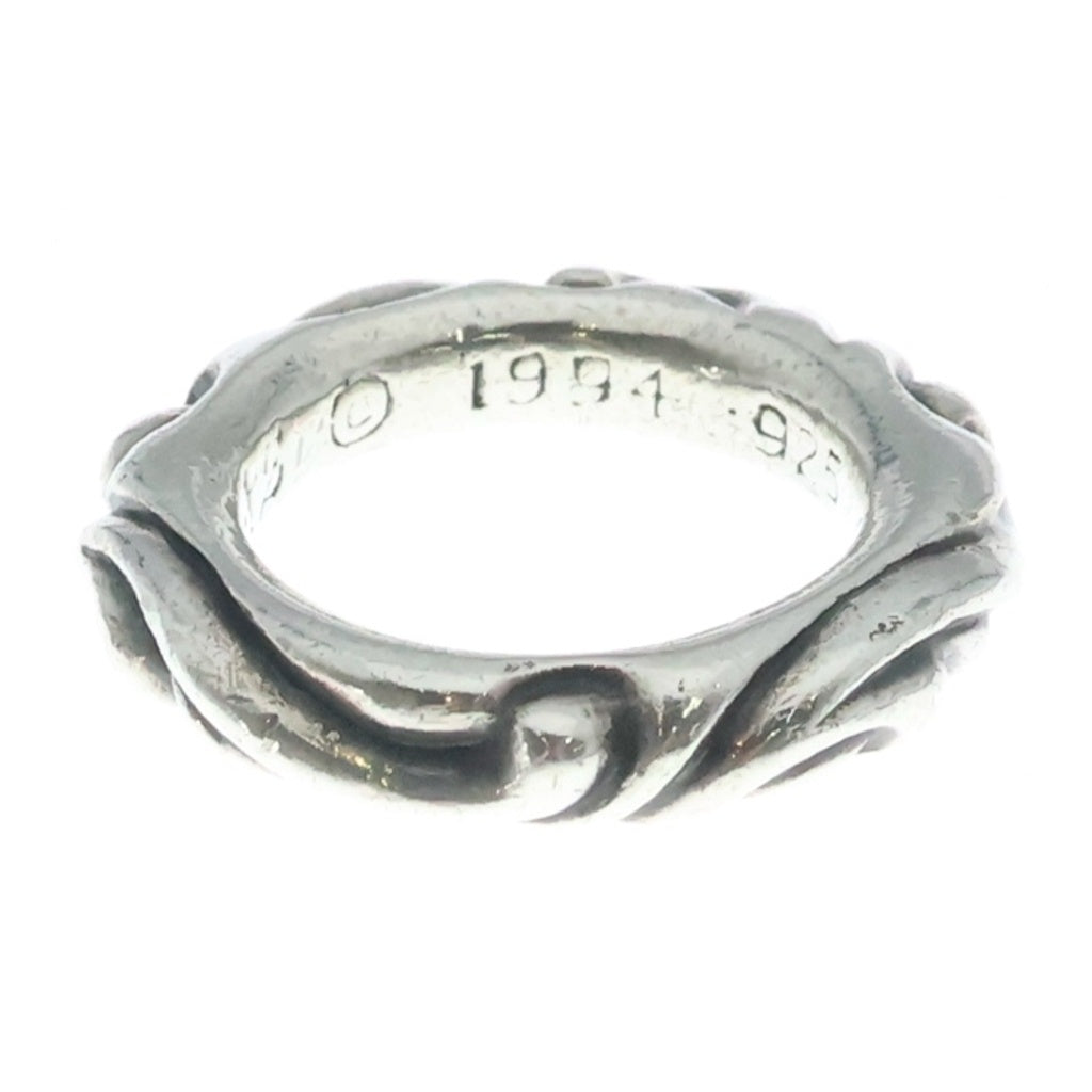 CHROME HEARTS(クロムハーツ) SCRL BAND スクロールバンド リング シルバー BCA351 #9