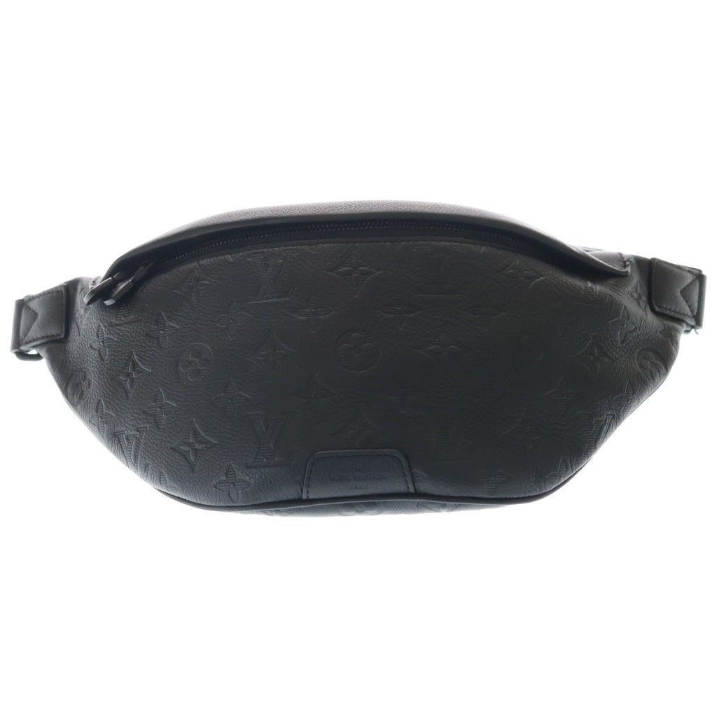 LOUIS VUITTON(ルイヴィトン) モノグラムシャドウ ディスカバリー バムバッグPM レザー ボディ ショルダーバッグ ブラック M46036