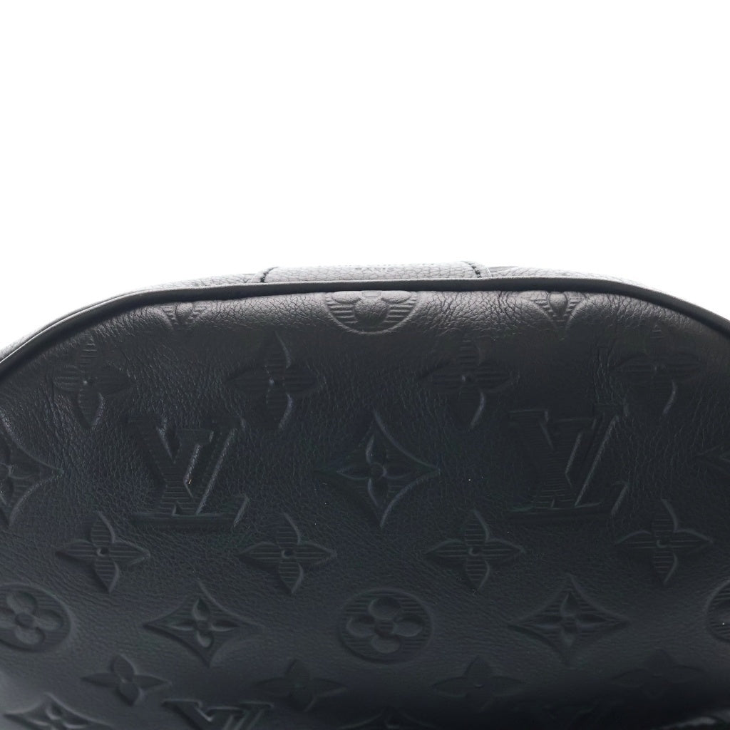 LOUIS VUITTON(ルイヴィトン) モノグラムシャドウ ディスカバリー バムバッグPM レザー ボディ ショルダーバッグ ブラック M46036