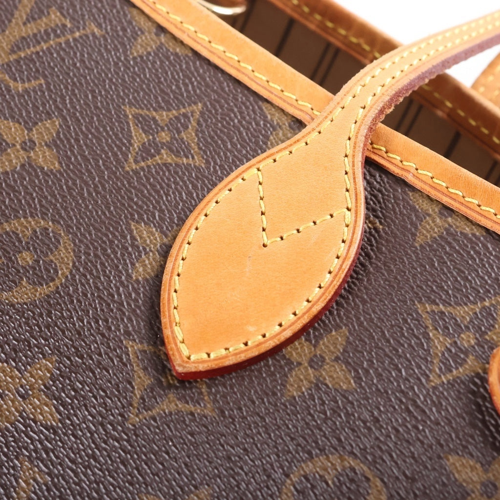 LOUIS VUITTON(ルイヴィトン) モノグラム ネヴァーフルPM PVC レザー トートバッグ ブラウン M40155 レディース