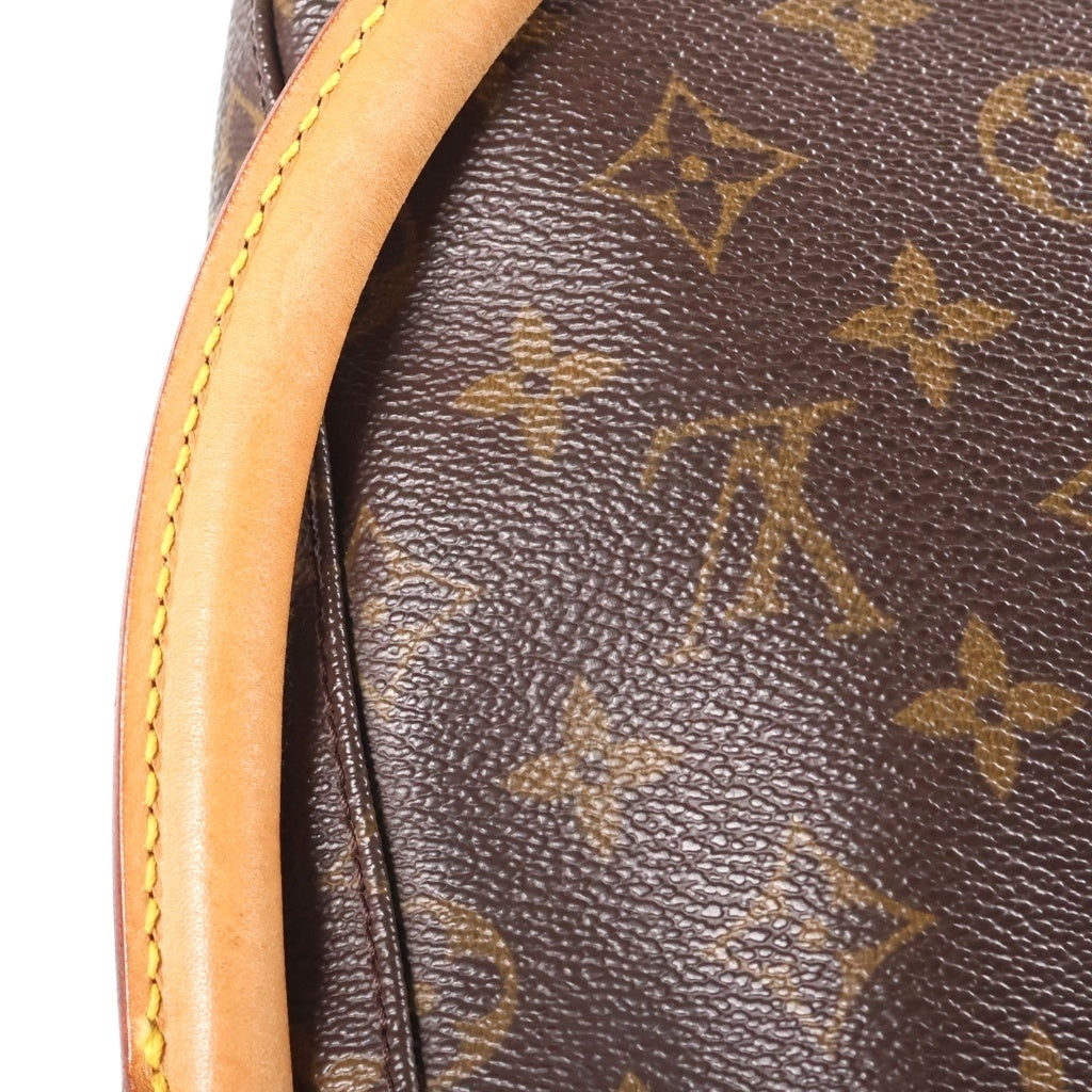 LOUIS VUITTON(ルイヴィトン) モノグラム ルーピングMM PVC レザー ワンショルダーバッグ ブラウン M51146 レディース