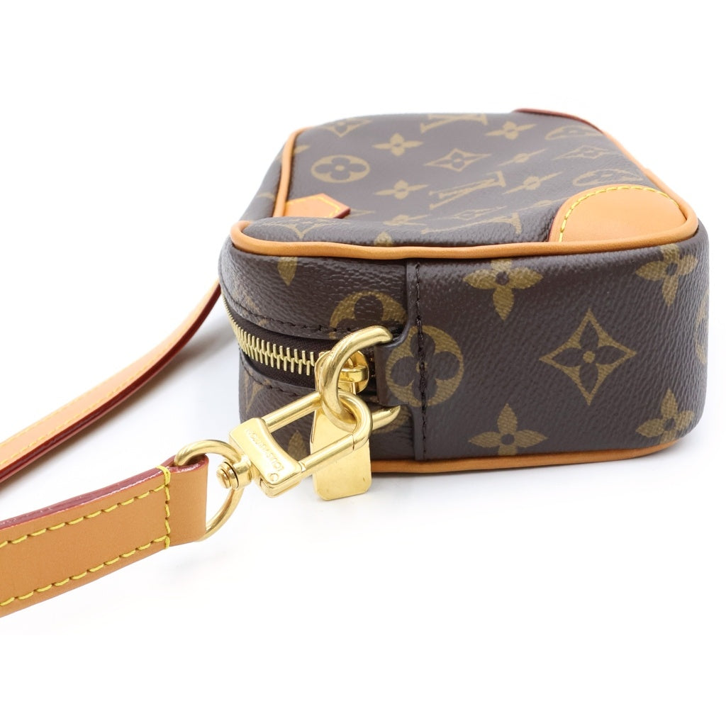 LOUIS VUITTON(ルイヴィトン) モノグラム トロカデロ ウェアラブル ウォレット ショルダーバッグ ブラウン PVCレザー M14058 RFID レディース