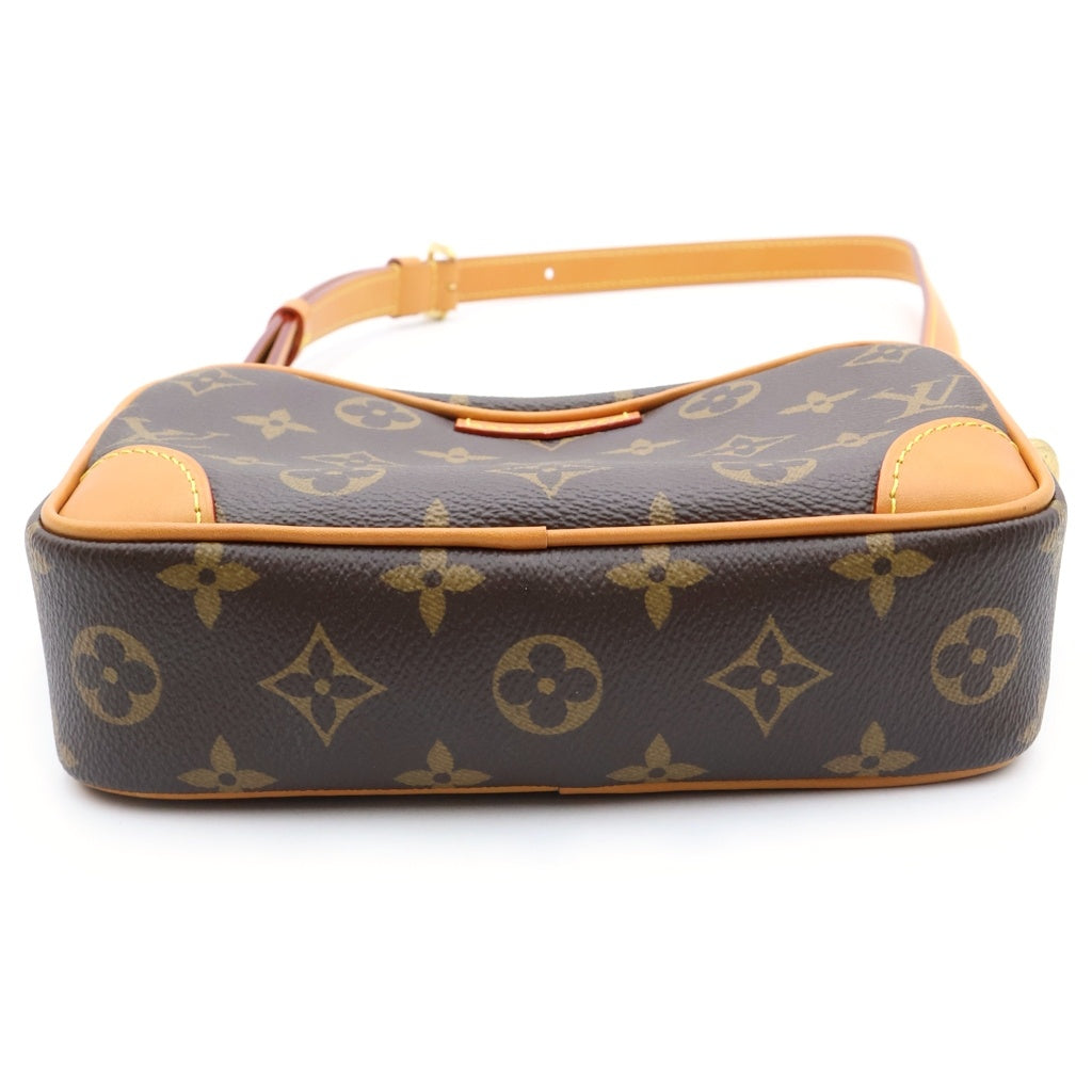 LOUIS VUITTON(ルイヴィトン) モノグラム トロカデロ ウェアラブル ウォレット ショルダーバッグ ブラウン PVCレザー M14058 RFID レディース