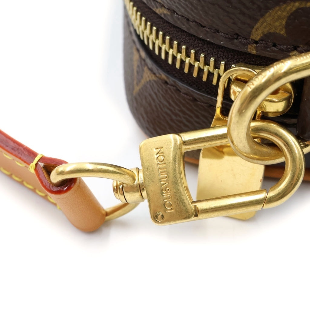 LOUIS VUITTON(ルイヴィトン) モノグラム トロカデロ ウェアラブル ウォレット ショルダーバッグ ブラウン PVCレザー M14058 RFID レディース