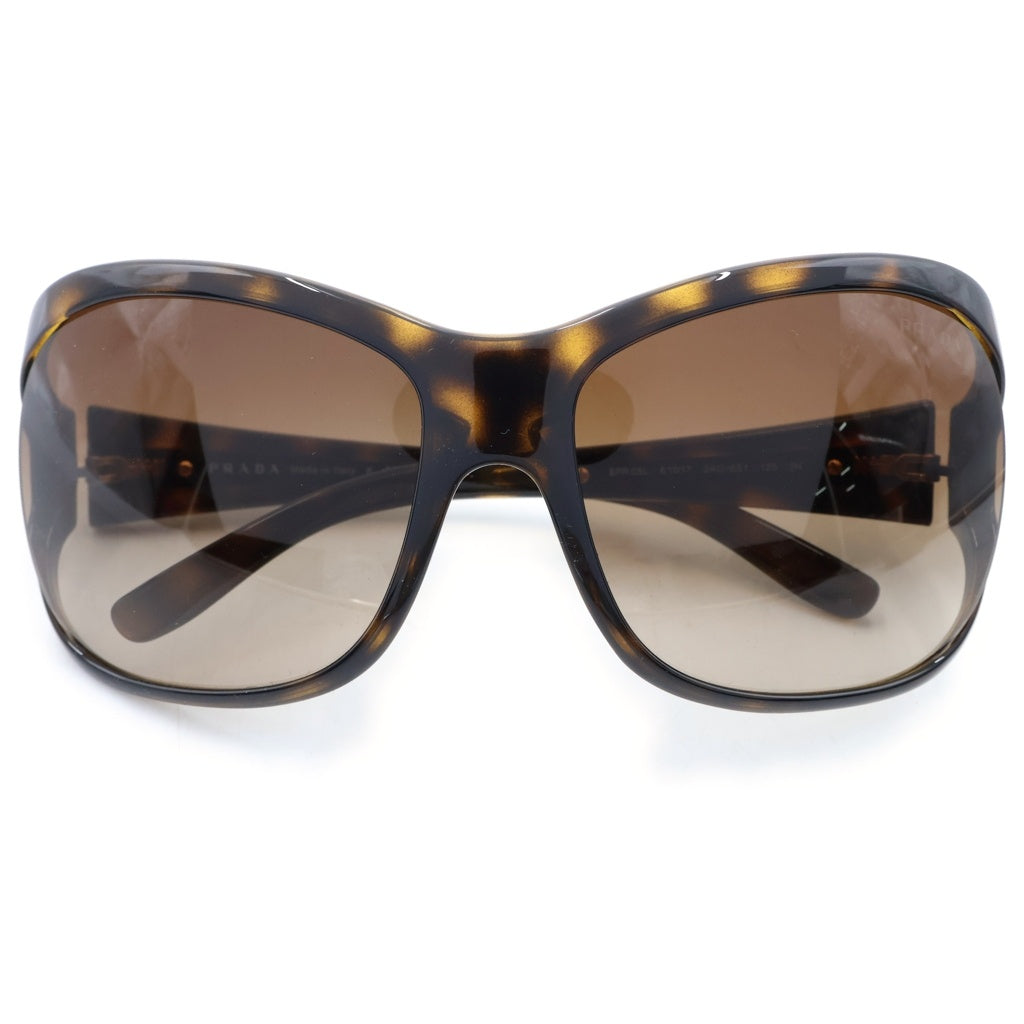 PRADA(プラダ) オーバルサングラス アイウェア ブラウンフレーム グラデーションレンズ #61□17 SPR05L レディース