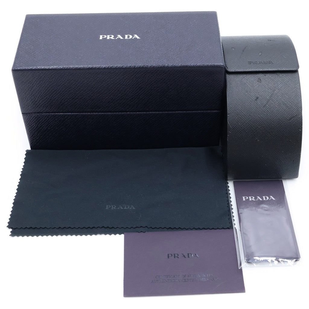 PRADA(プラダ) オーバルサングラス アイウェア ブラウンフレーム グラデーションレンズ #61□17 SPR05L レディース