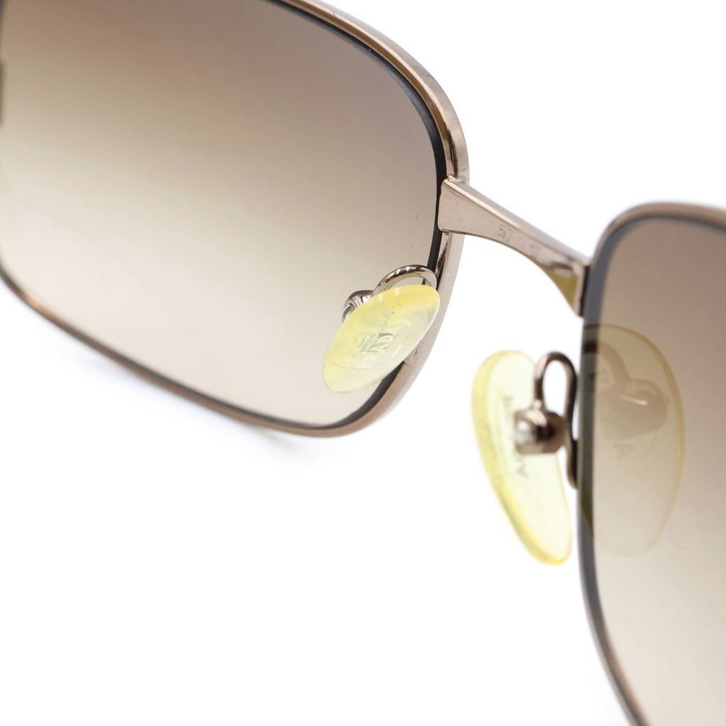 PRADA(プラダ) スクエアサングラス アイウェア ブラウンフレーム グラデーションレンズ #57□17 SPR63M レディース