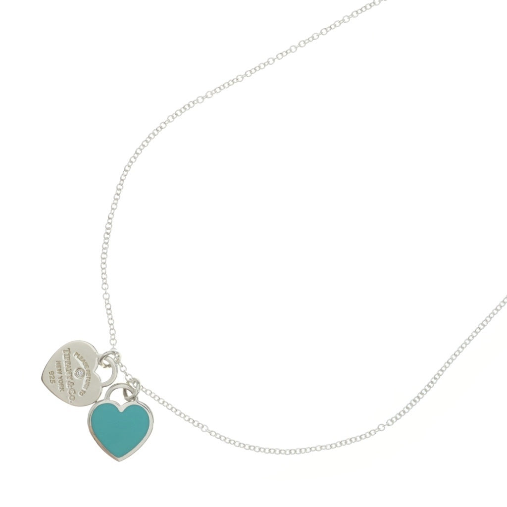 TIFFANY & Co.(ティファニー) リターントゥ ハート ティファニー ネックレス ペンダント チェーン シルバー×ティファニーブルー SV925 レディース