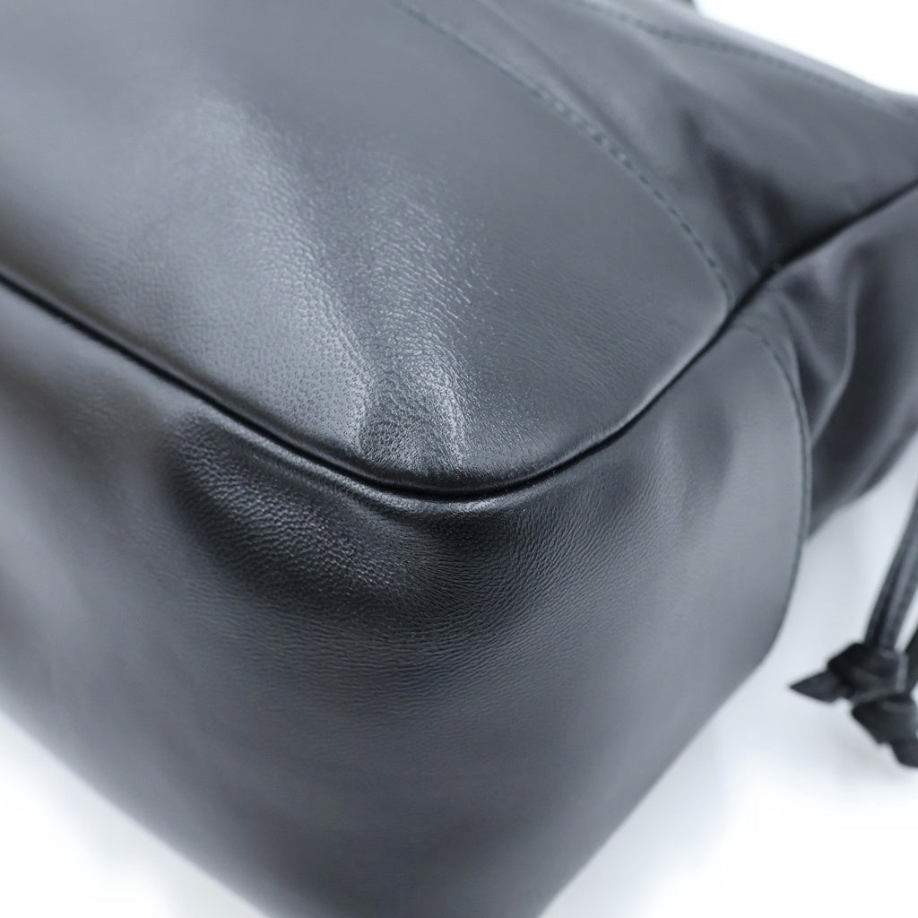 SAINT LAURENT PARIS(サンローランパリ) ジェイミー チェーン トート ゴールド金具 ラムスキン レザー ブラック 809824 レディース