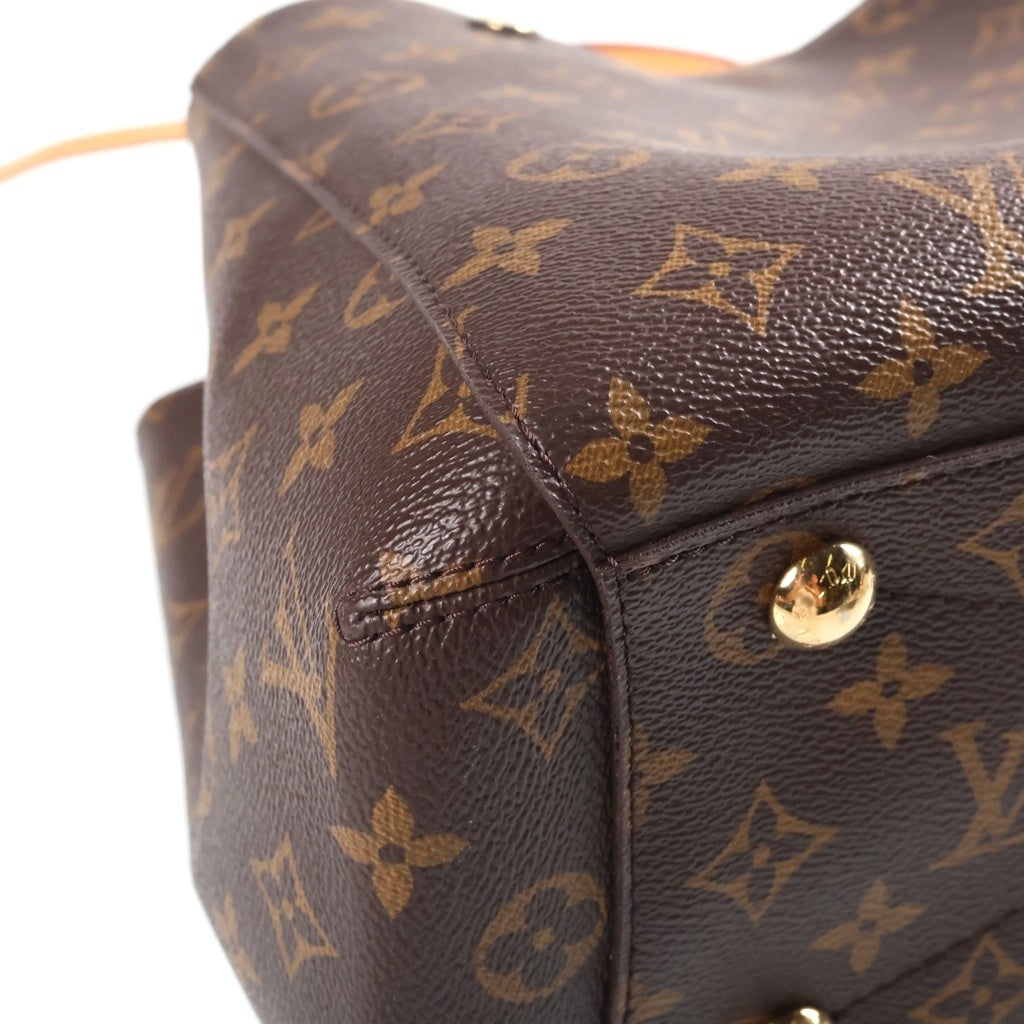 LOUIS VUITTON(ルイヴィトン) モノグラム モンテーニュMM ハンドバッグ ブラウン PVC×レザー M41056 レディース