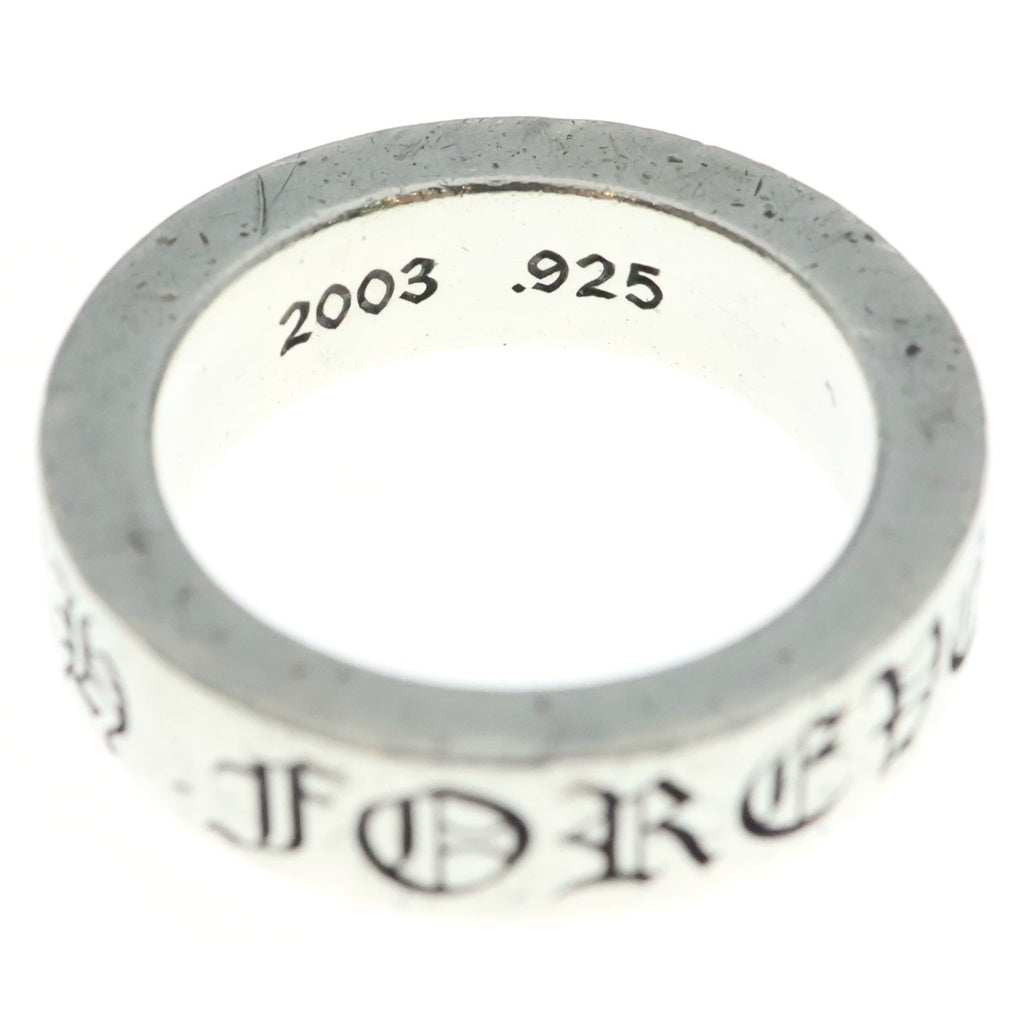 CHROME HEARTS(クロムハーツ) 6mm SPACER FOREVER 6mmスペーサーリング フォーエバーシルバーBCA337