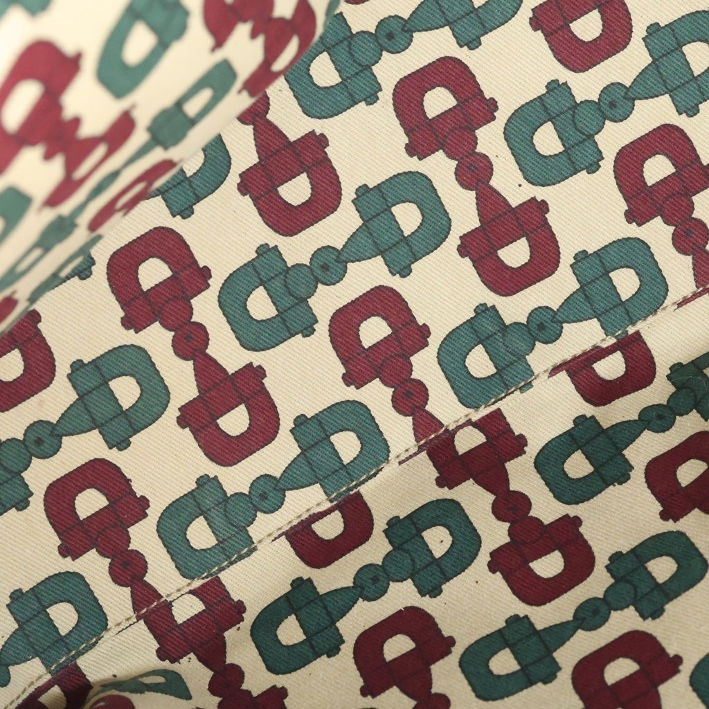 GUCCI(グッチ) シェリーライン トートバッグ ショルダーバック GGキャンバス レザー ベージュ/ホワイト 137396 レディース