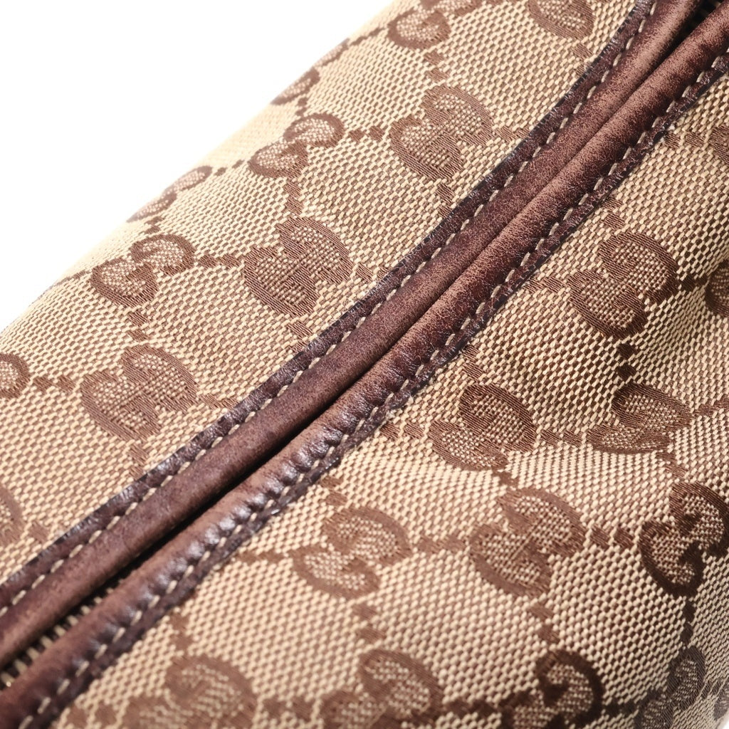 GUCCI(グッチ) ニューフーリット ショルダーバッグ GGキャンバス レザー ベージュ/ブラウン 169998