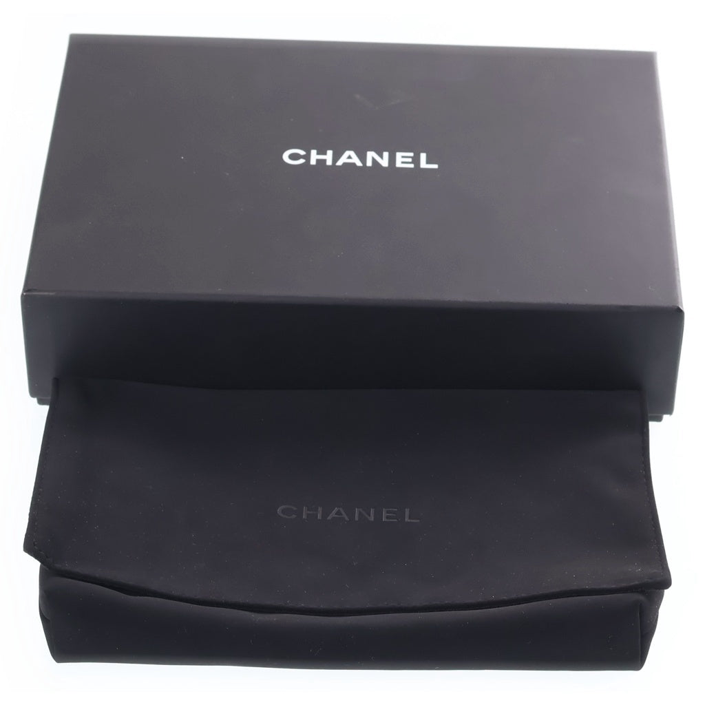 CHANEL(シャネル) ココマーク マトラッセ キャビアスキン ゴールド金具 チェーンウォレット ショルダーバッグ ランダムプレート ブラック AP0250 レディース
