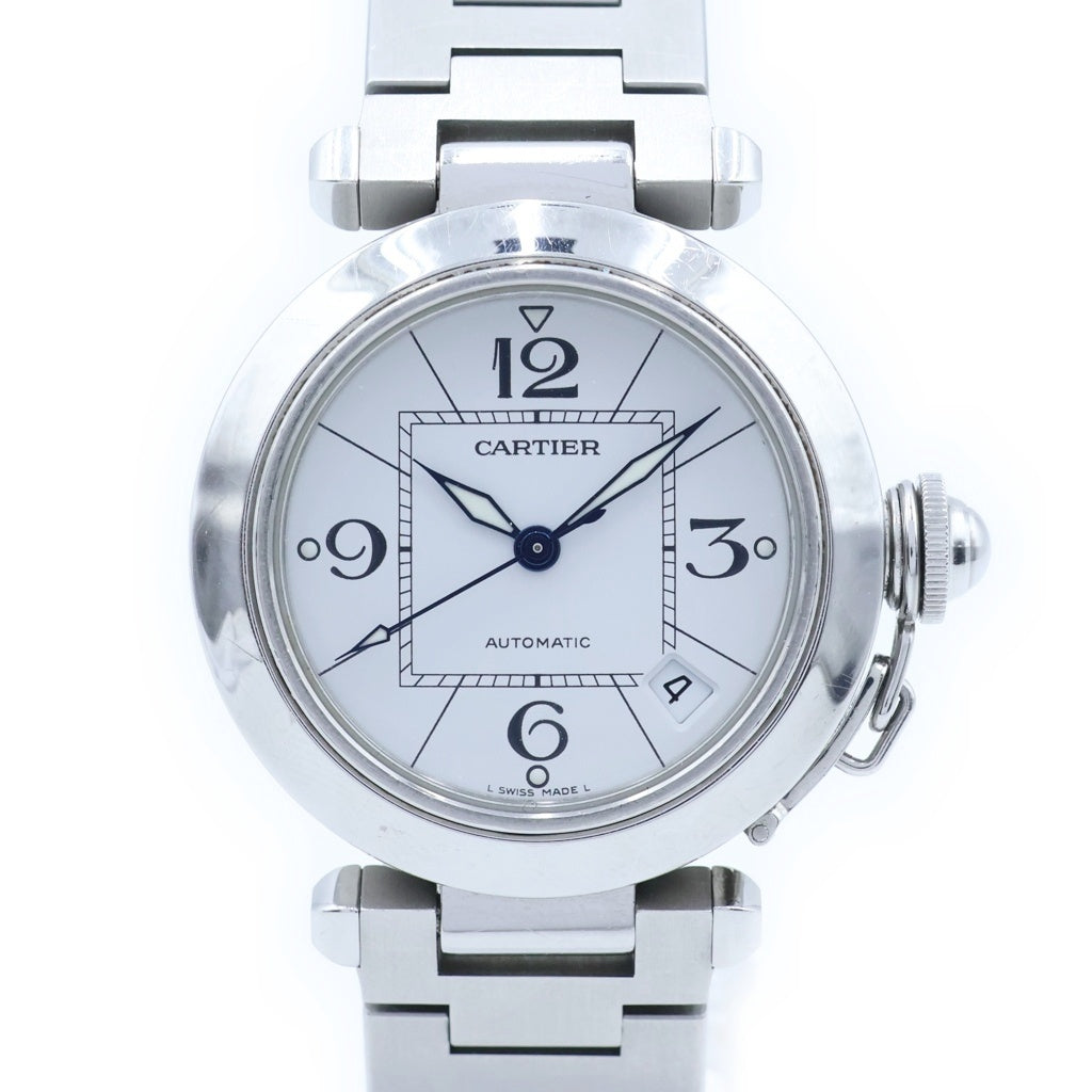 Cartier(カルティエ) パシャC 腕時計 白文字盤 シルバー SS/AT W31074M7