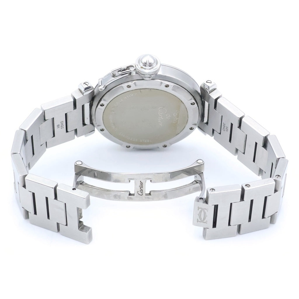 Cartier(カルティエ) パシャC 腕時計 白文字盤 シルバー SS/AT W31074M7