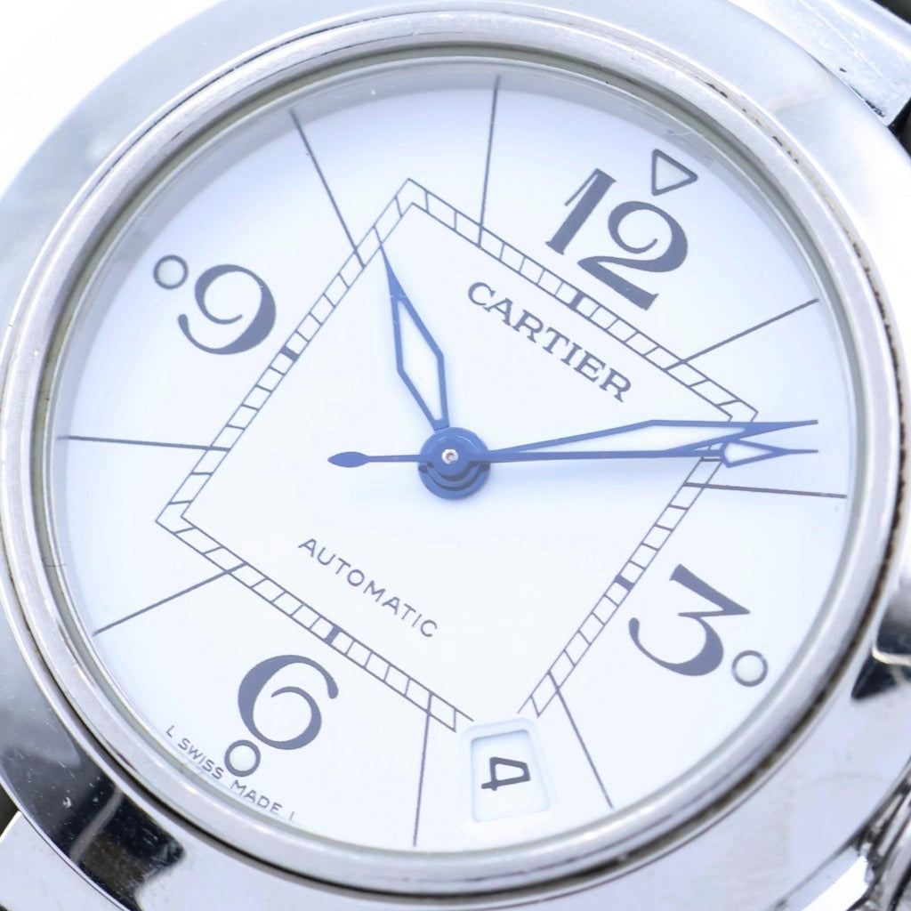 Cartier(カルティエ) パシャC 腕時計 白文字盤 シルバー SS/AT W31074M7