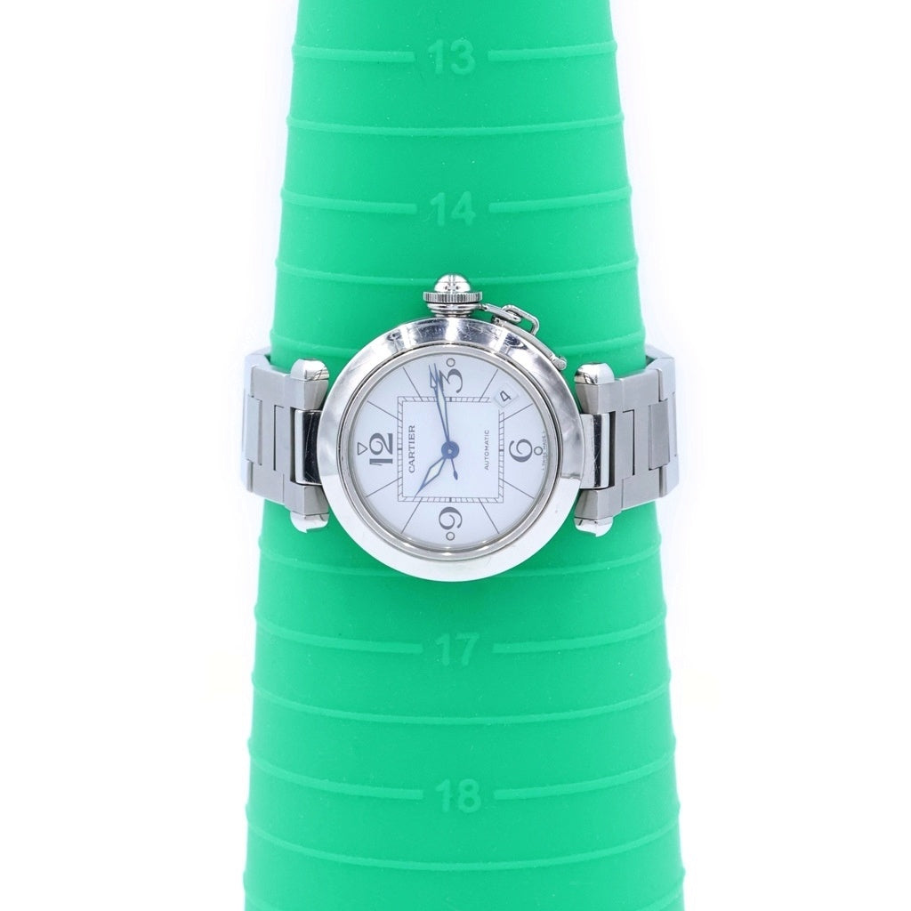 Cartier(カルティエ) パシャC 腕時計 白文字盤 シルバー SS/AT W31074M7