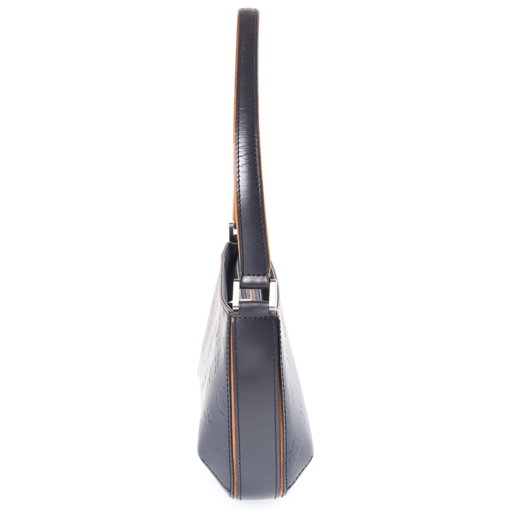 LOUIS VUITTON(ルイヴィトン) モノグラムマット ファウラー ワンショルダーバッグ ミニバッグ メタリックグレー レザー M55142 シルバー金具 レディース