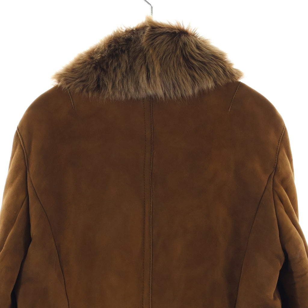 Max Mara(マックスマーラ) ムートンミドル丈 ジャケット コート ブラウン #US6 レディース