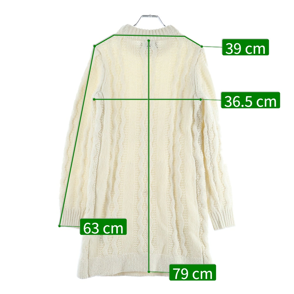 COACH(コーチ) ロングニット ローゲージ ホワイト