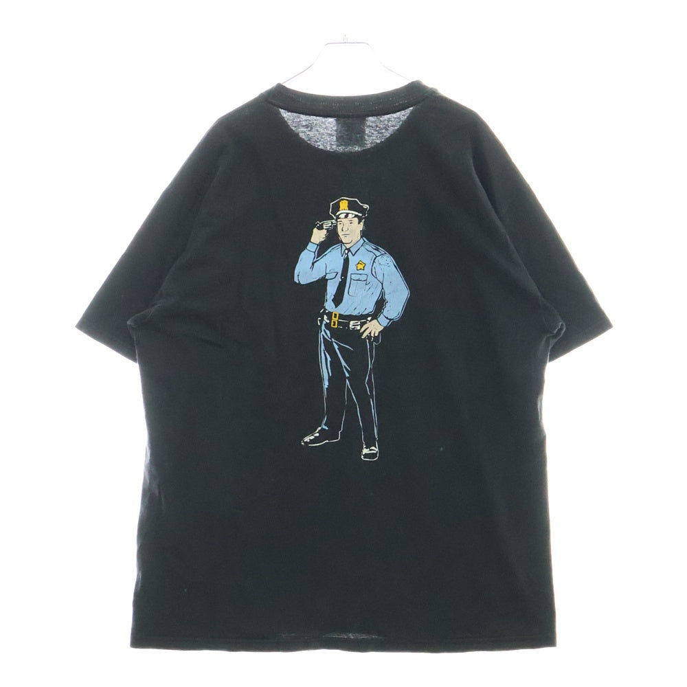 VINTAGE(ヴィンテージ) 90s MARILYN MANSON IF YOU MEET POLICE BACKSTAGE PASS マリリンマンソン ポリス Tシャツ 半袖カットソー ブラック