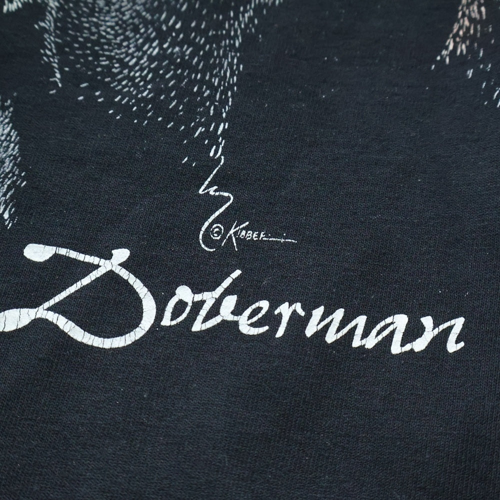 VINTAGE(ヴィンテージ) 00s ドーベルマン Tシャツ 半袖 カットソー ブラック