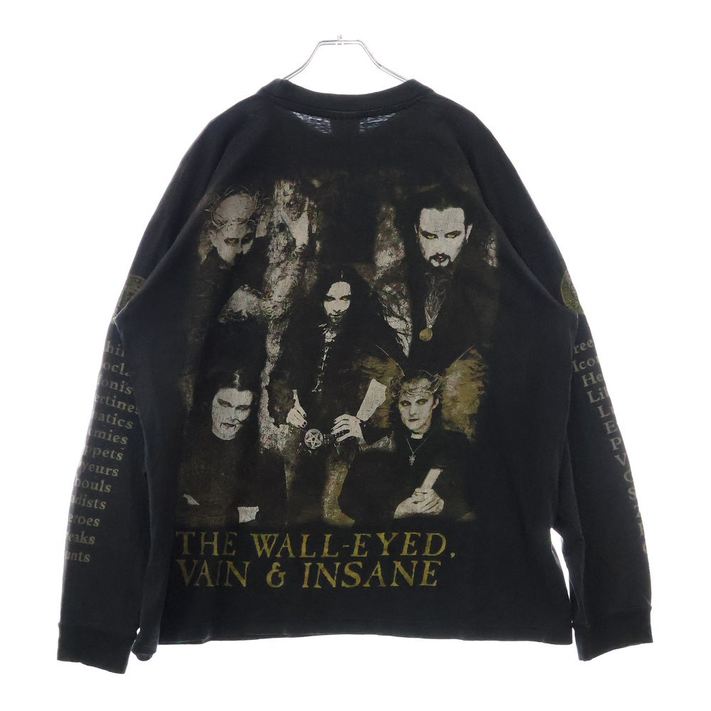 VINTAGE(ヴィンテージ) 90s CRADLE OF FILTH 1998 THE WALL-EYED VAIN & INSANE L/S クレイドル・オブ・フィルス 1998 ザ・ウォール・アイド・ヴァイン&インセイン 長袖Tシャツ
