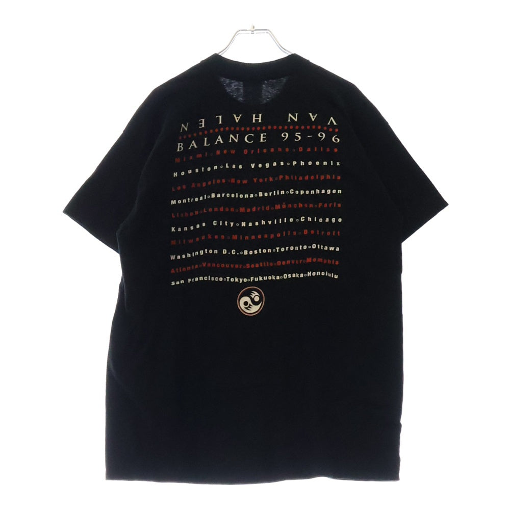 VINTAGE(ヴィンテージ) 90s VAN HALEN BALANCE 95‐96 ヴァンヘーレン Tシャツ 半袖カットソー ブラック