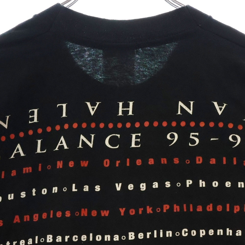 VINTAGE(ヴィンテージ) 90s VAN HALEN BALANCE 95‐96 ヴァンヘーレン Tシャツ 半袖カットソー ブラック