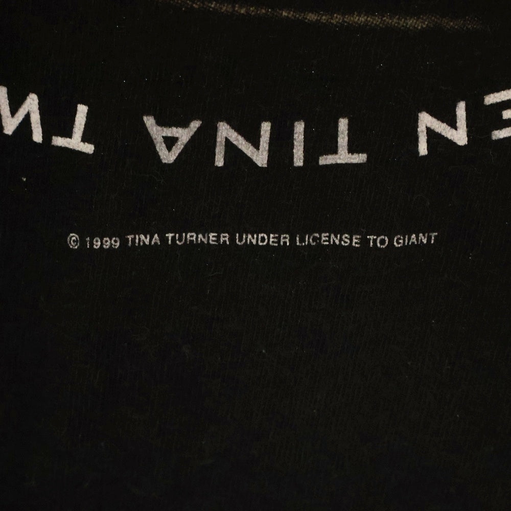 VINTAGE(ヴィンテージ) 00s TINA TURNER TWENTY FOUR SEVEN TOUR ティーナ Tシャツ 半袖カットソー ブラック