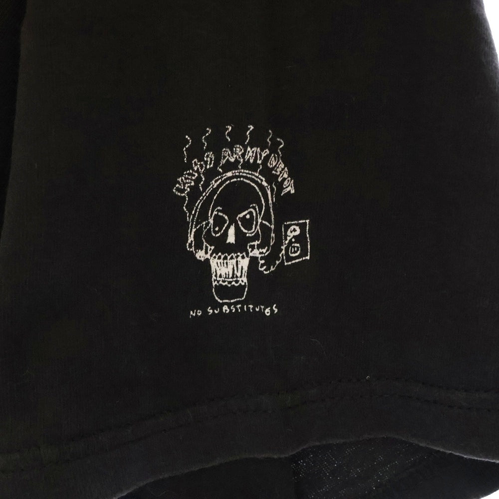 VINTAGE(ヴィンテージ) 90s KISS NOT DEAD キス フロント プリント Tシャツ 半袖カットソー ブラック