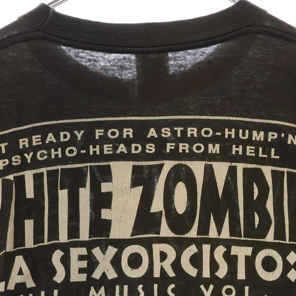 VINTAGE(ヴィンテージ) 90s WHITE ZOMBIE ホワイトゾンビ Tシャツ 半袖カットソー ブラック