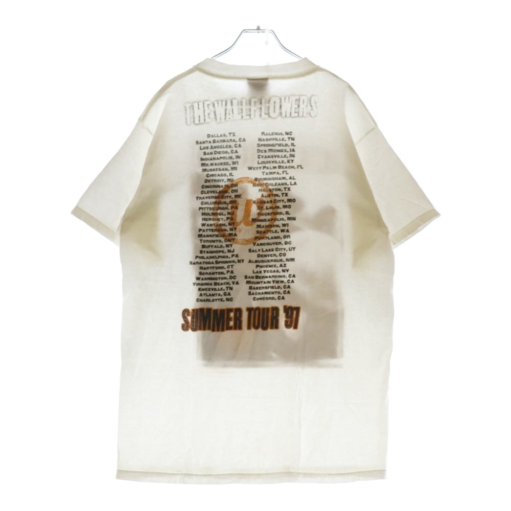 VINTAGE(ヴィンテージ) 90s THE WALLFLOWERS ウォール フラワーズ Tシャツ 半袖カットソー ホワイト