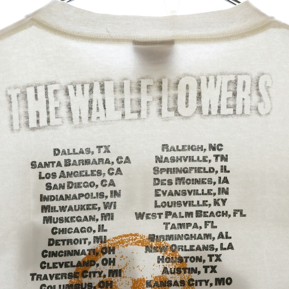 VINTAGE(ヴィンテージ) 90s THE WALLFLOWERS ウォール フラワーズ Tシャツ 半袖カットソー ホワイト