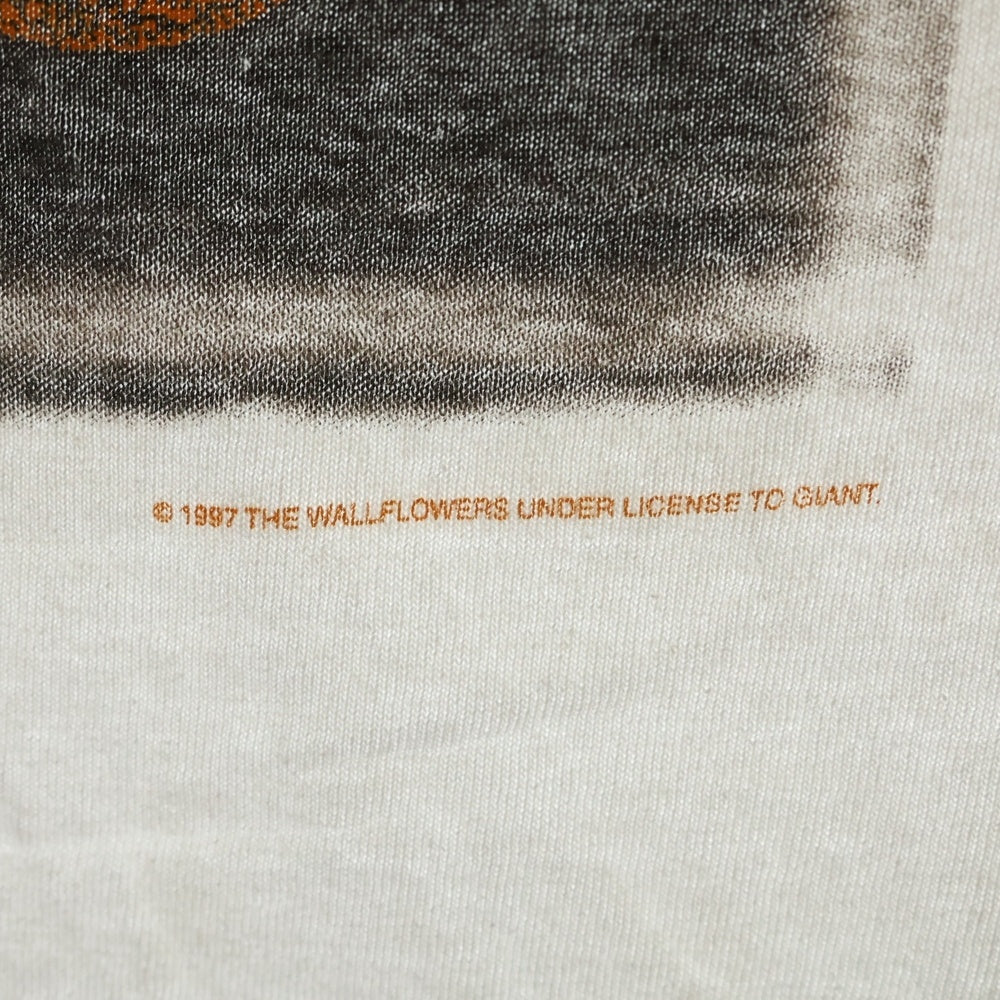 VINTAGE(ヴィンテージ) 90s THE WALLFLOWERS ウォール フラワーズ Tシャツ 半袖カットソー ホワイト