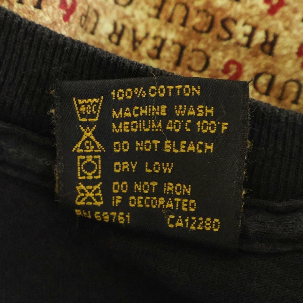 VINTAGE(ヴィンテージ) 90s RUSH COUNTERPARTS ラッシュカウンターパート Tシャツ 半袖カットソー ブラック
