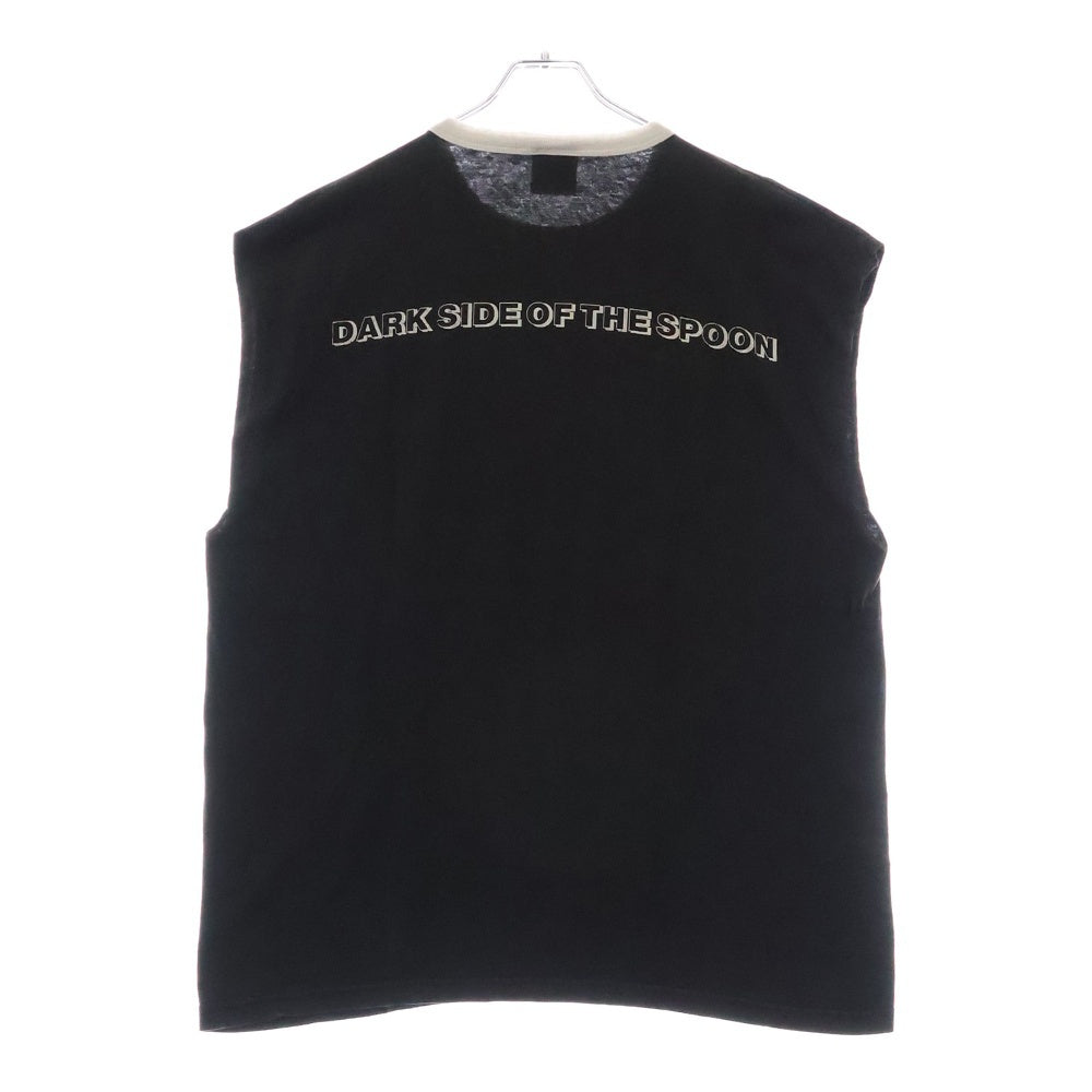 VINTAGE(ヴィンテージ) 90s MINISTRY DARK SIDE OF THE SPOON ミニストリー ダークサイドオブザスプーン ノースリーブ Tシャツ 半袖カットソー ブラック