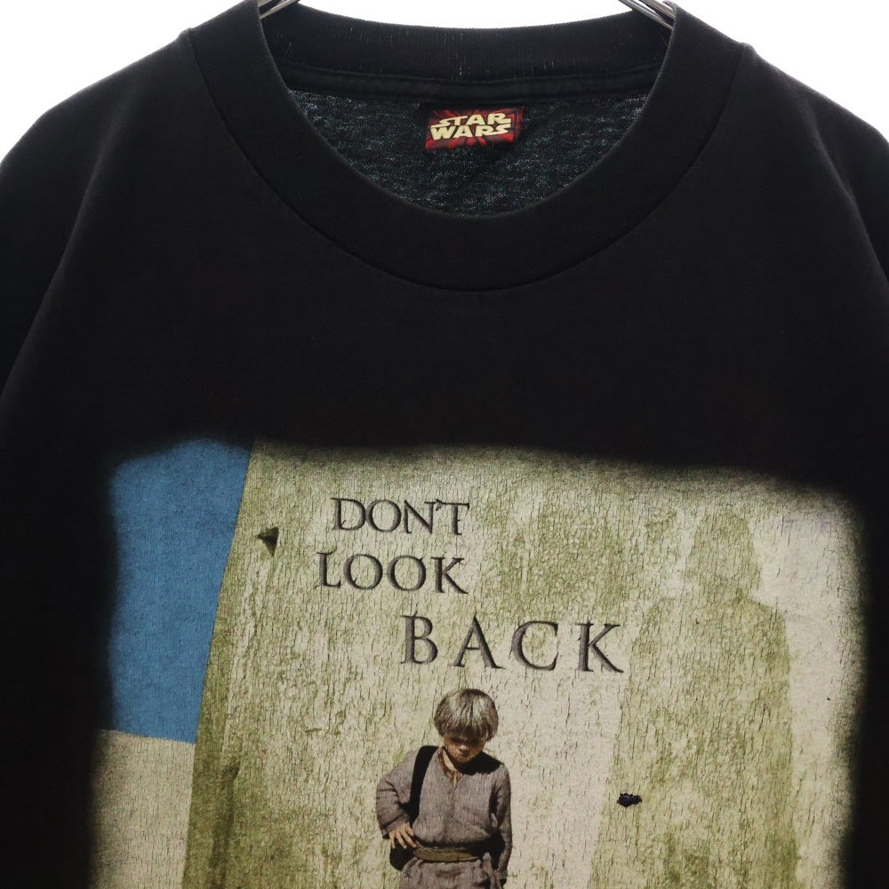 VINTAGE(ヴィンテージ) 90s STAR WARS ANAKIN DARTH VADER DON'T LOOK BACK スターウォーズ アナキン スカイウォーカー Tシャツ 半袖カットソー ブラック