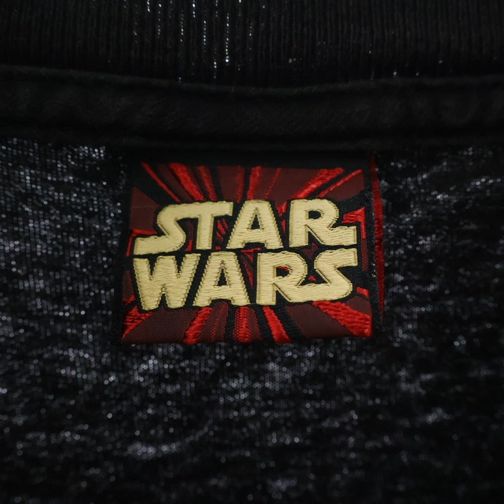 VINTAGE(ヴィンテージ) 90s STAR WARS ANAKIN DARTH VADER DON'T LOOK BACK スターウォーズ アナキン スカイウォーカー Tシャツ 半袖カットソー ブラック