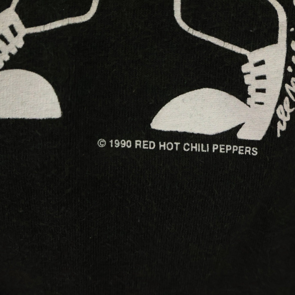VINTAGE(ヴィンテージ) 90s RED HOT CHILI PEPPERS PICASSO レッドホットチリペッパーズ ピカソ 両面プリント 半袖Tシャツ カットソー ブラック