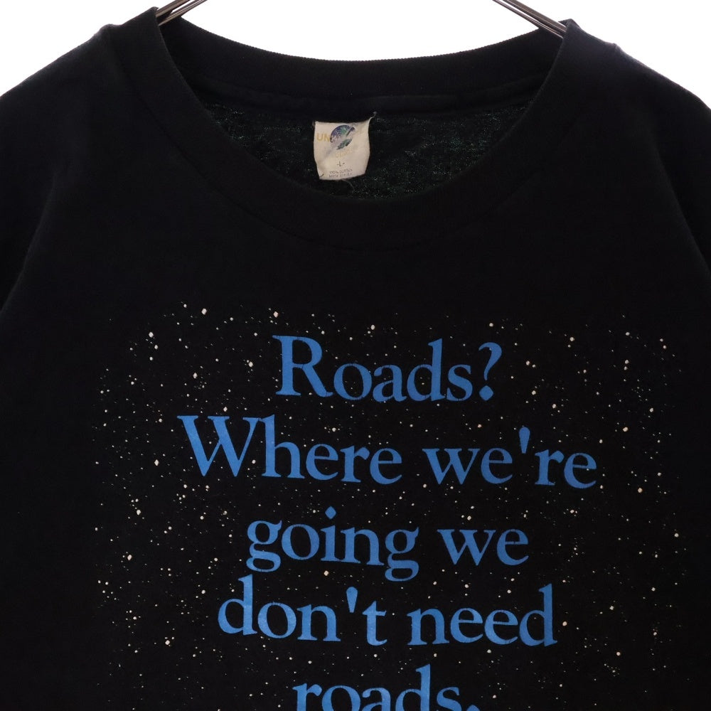 VINTAGE(ヴィンテージ) 90s BACK TO THE FUTURE MOVIE JACKET TEE バック・トゥ・ザ・フューチャー ムービージャケット Tシャツ 半袖カットソー ブラック