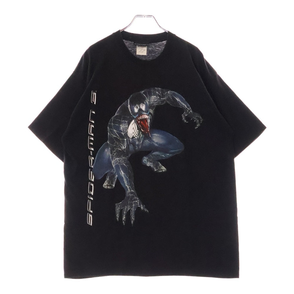 VINTAGE(ヴィンテージ) 00s SPIDER MAN 3 VENOM スパイダーマン ヴェノム Tシャツ 半袖カットソー ブラック