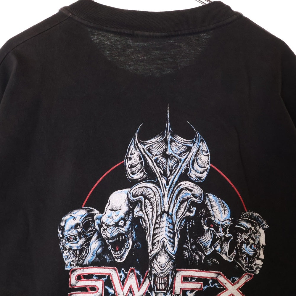 VINTAGE(ヴィンテージ) 90s STAN WINSTON STUDIO FX スタジオ バック プリント Tシャツ 半袖カットソー ブラック
