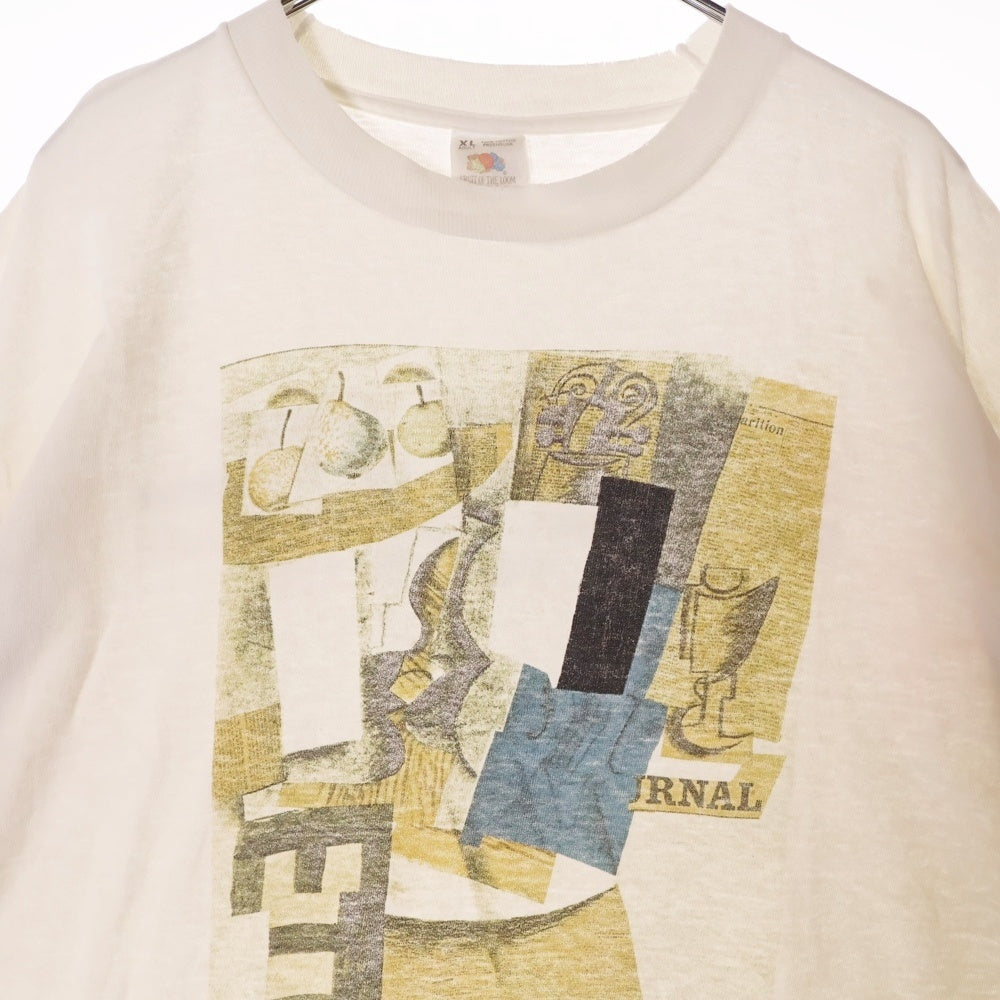 VINTAGE(ヴィンテージ) 90s PABLO PICASSO パブロ ピカソ アート Tシャツ 半袖カットソー ホワイト