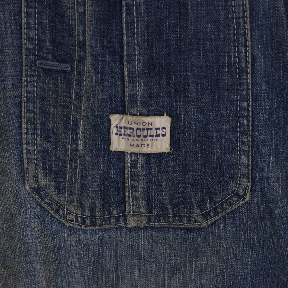 VINTAGE(ヴィンテージ) 50s HERCULES UNION MADE vintage ヘラクレス 青タグ デニム カバーオール