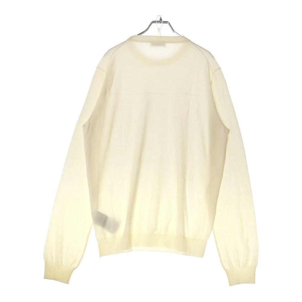 JIL SANDER(ジルサンダー) 23AW SUPERFINE MERINO WOOL Sweater J22GP0111 J14610 ニット セーター オフホワイト